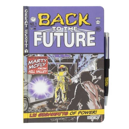 Cuaderno con bolígrafo Regreso al Futuro